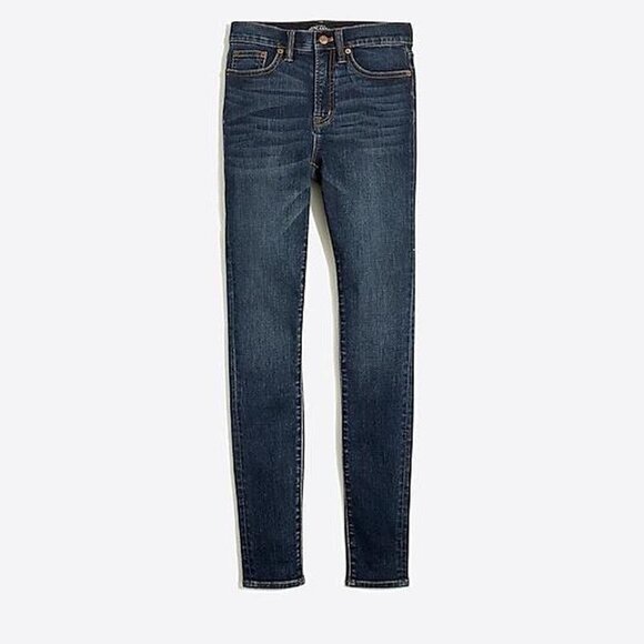 J. Crew 9" high-rise skinny jean in classic blue wash size 27 - Picture 1 of 7